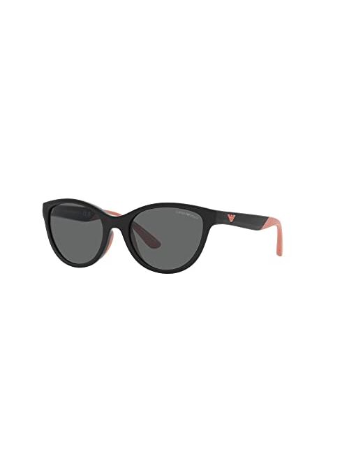 Emporio Armani Girls' Ek4003f Low Bridge Fit Cat Eye Sunglasses