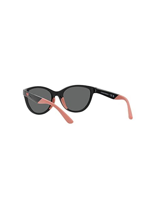 Emporio Armani Girls' Ek4003f Low Bridge Fit Cat Eye Sunglasses
