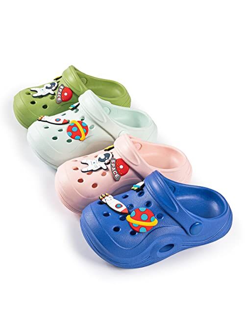 Casazoe Toddler Kids Boys Girls Cute Garden Water Clogs Sandals Slip On Shoes Slipper Slides Lightweight Outdoor Summer Infant Children Beach Pool Shoes (Baby/Toddler Kid