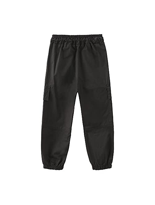 CHENXIN Girls Cotton Jogger Cargo Pants for 4-12 Years