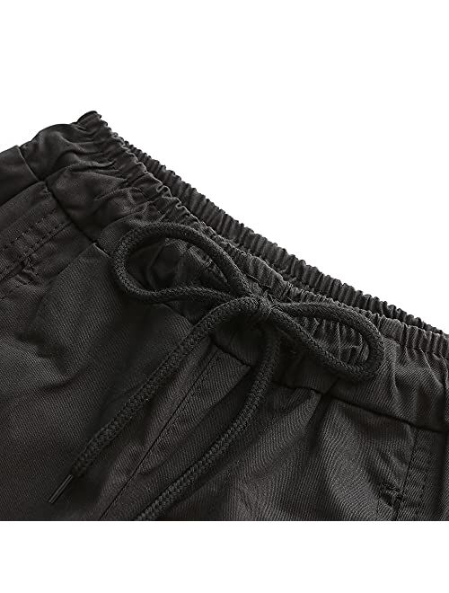 CHENXIN Girls Cotton Jogger Cargo Pants for 4-12 Years