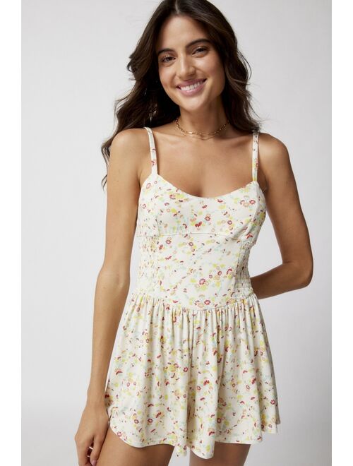Urban Outfitters UO Raleigh Floral Romper