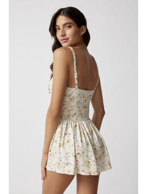 Urban Outfitters UO Raleigh Floral Romper