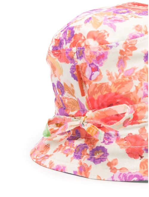 ZIMMERMANN Kids reversible floral-print bucket hat