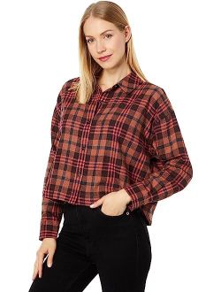 Cropped Shirt Frontier Plaid Flannel