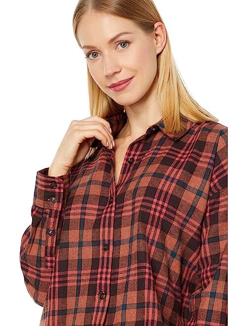 Madewell Cropped Shirt Frontier Plaid Flannel