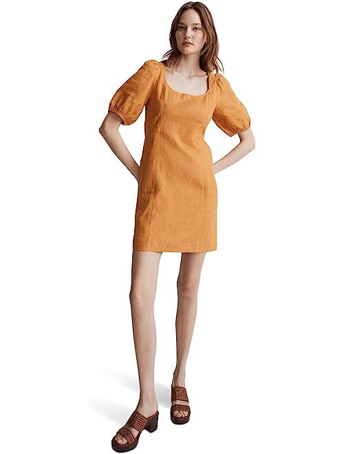Madewell Maisie Mini Dress in 100% Linen