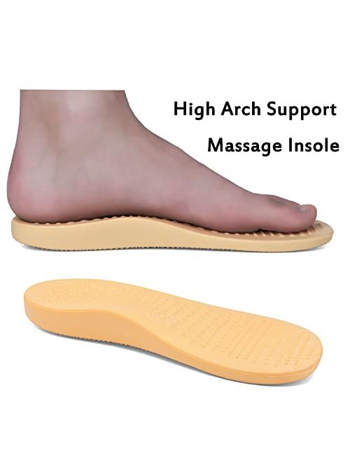 INMINPIN Women and Men Orthopedic Clogs Arch Support Garden Shoes Sandals Slippers with Plantar Fasciitis Feet Insoles