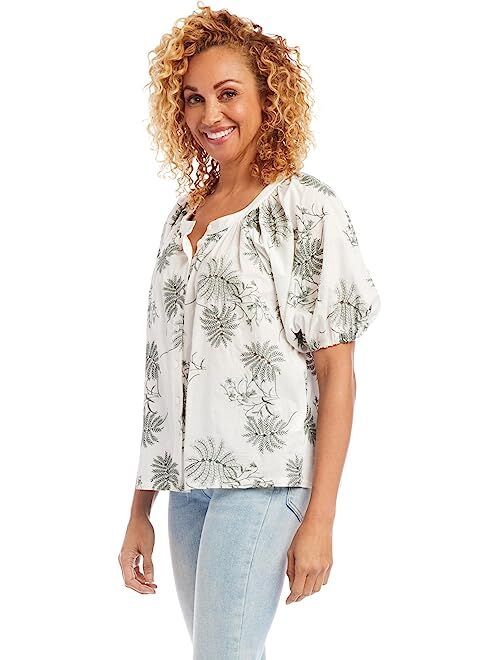Karen Kane Embroidered Top
