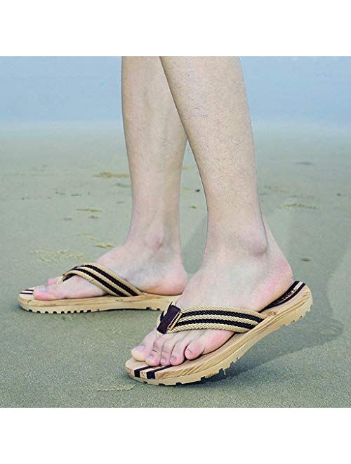 Eagsouni Men's Women's Flip Flops Casual Comfort Thong Sandals Non-Slip Slippers for Beach