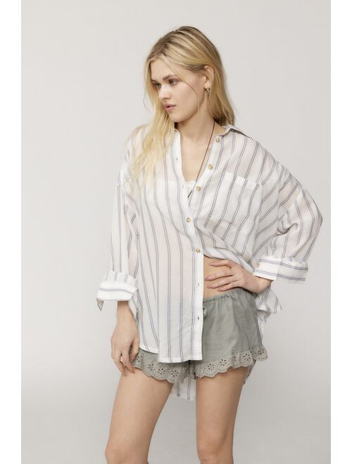BDG Ryanne Oversized Button-Down Shirt