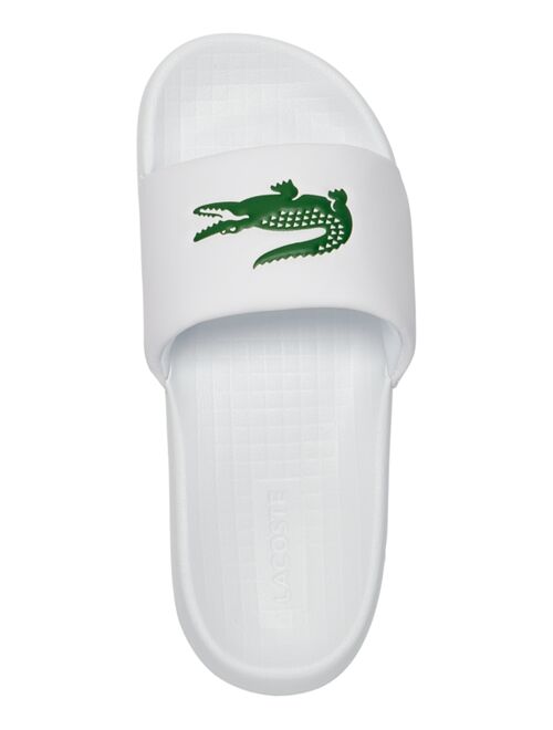 Lacoste Women's Croco 1.0 Synthetic Slide Sandals from Finish Line