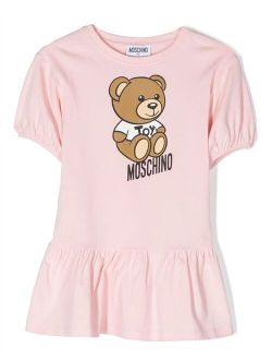 Kids teddy bear-motif dress