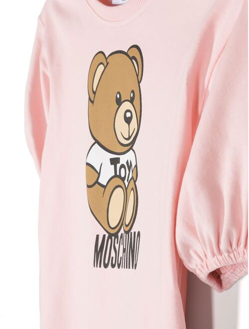 Moschino Kids teddy bear-motif dress