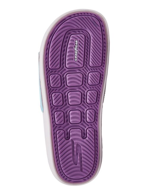 Skechers Women's Hyper Slide - Top Side Slide Sandals from Finish Line
