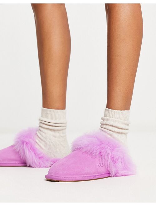 UGG Scuff Sis slippers in purple ruby