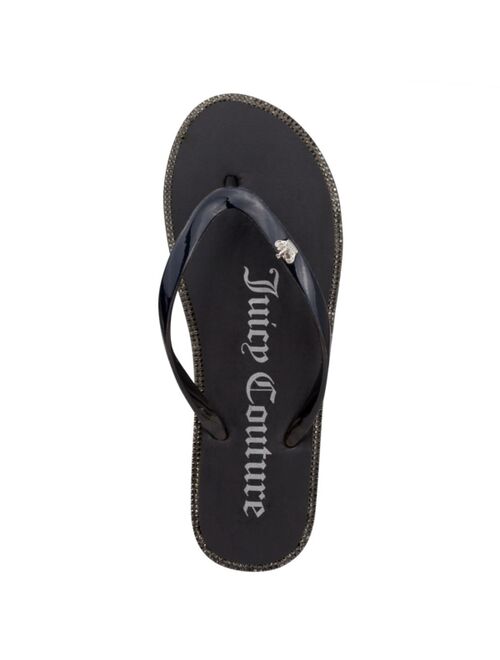 Juicy Couture Women's Sparks Flat Thong Sandals