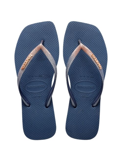 Havaianas Women's Slim Square Glitter Sandals