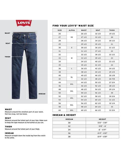 levis Men's Levi's 559 Eco-Ease Relaxed Straight Jeans