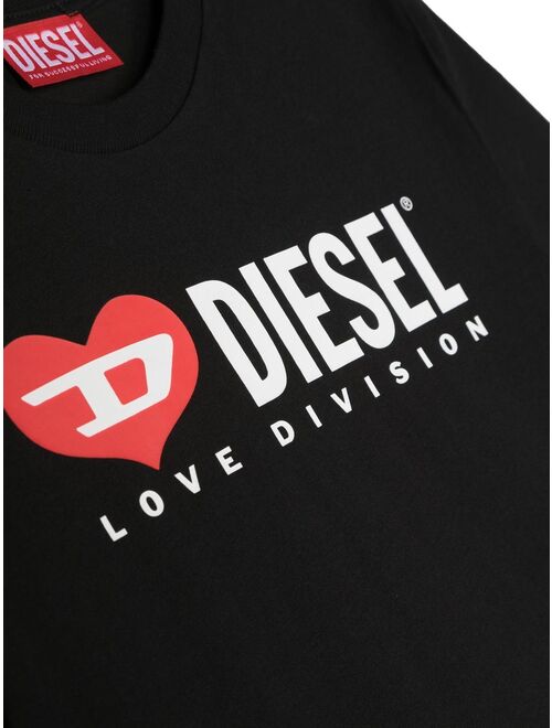 Diesel Kids logo-print detail T-shirt