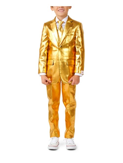 OPPOSUITS Little Boys Groovy Metallic Party Suit, 3-Piece Set