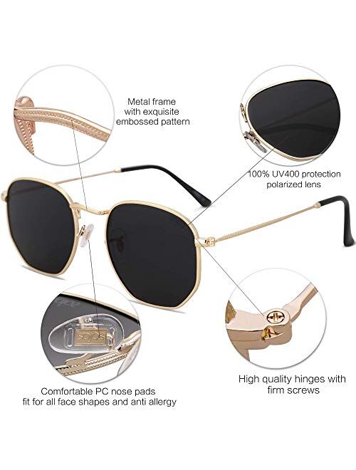 SOJOS Polarized Sunglasses for Women and Men