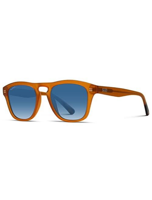 WearMe Pro WMP Eyewear - Square Polarized Sunglasses for Men and Women