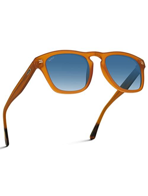 WearMe Pro WMP Eyewear - Square Polarized Sunglasses for Men and Women