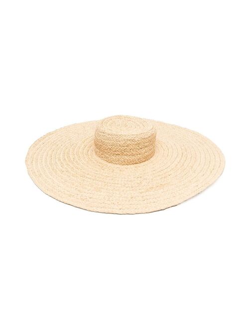 Bonpoint wide-brim straw hat