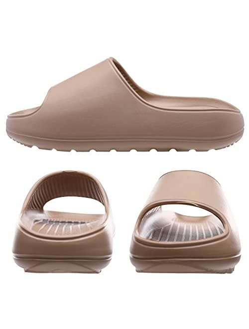 Beslip Platform Slide Sandals for Women Men Lightweight Open Toe Shower Shoes