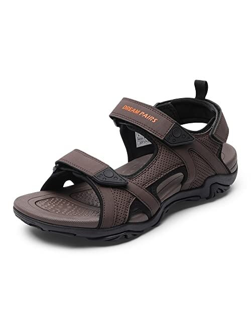 DREAM PAIRS Men's Sandals Hiking Water Beach Sport Outdoor Athletic Arch Support Summer Sandals