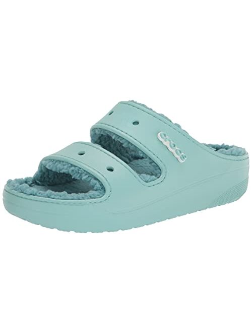Crocs Unisex-Adult Classic Cozzzy Platform Sandals | Fuzzy Slippers Slide