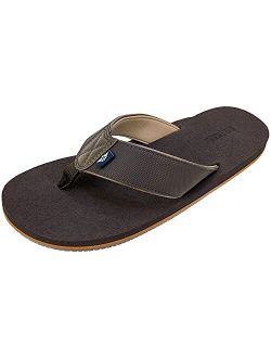 Mens Sandal Super Cushion Flip Flop, Pool and Beach Sandals, Men's sizes 7-8 to 11-12