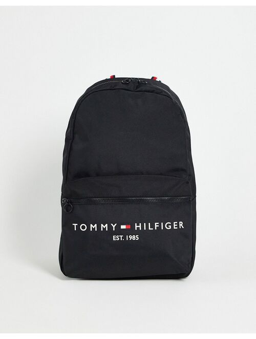 Tommy Hilfiger EST. 1985 logo backpack in black