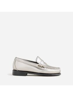 Kids' penny loafers in leather