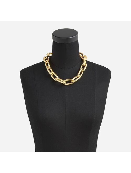 Metallic chainlink necklace