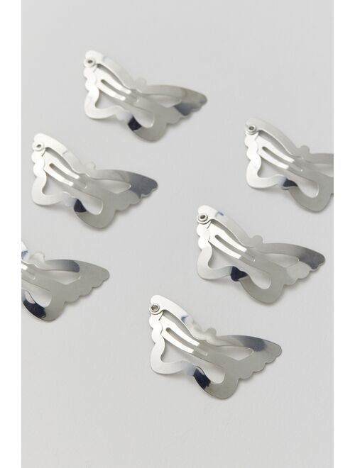 Urban Outfitters Metal Butterfly Snap Clip Set