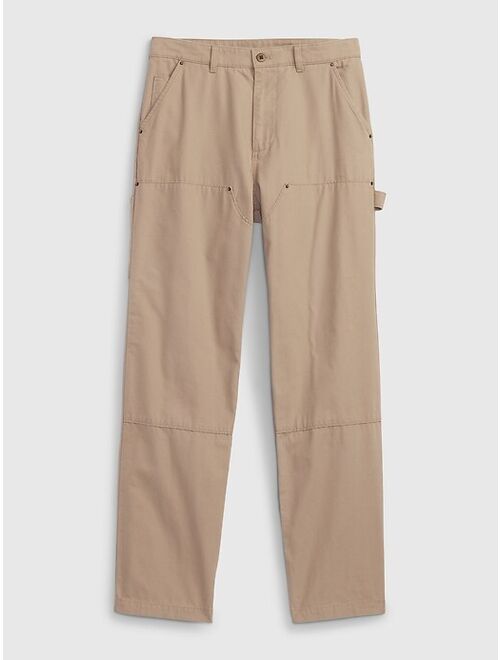 Gap Cotton Solid Lightweight Carpenter Pants