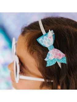 SWEET WINK Child Girl Mermaid Bow Headband