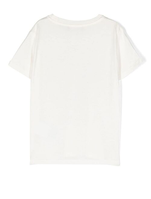 Versace Kids La Greca-print cotton T-shirt