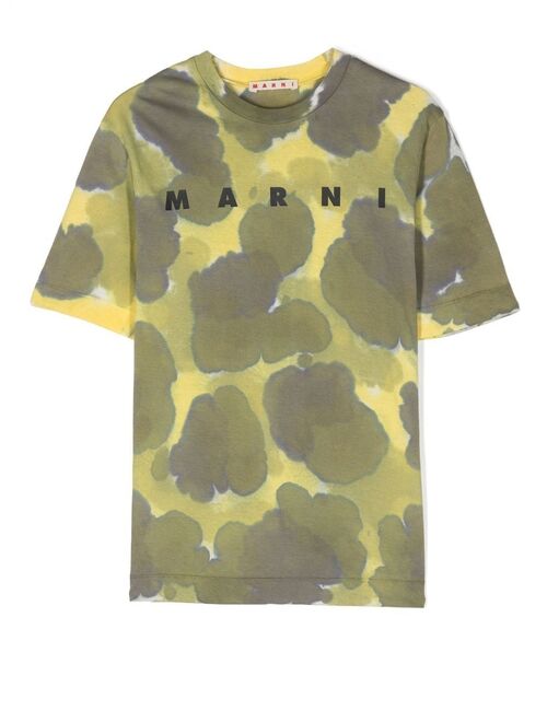 Marni Kids tie-dye short-sleeve T-shirt
