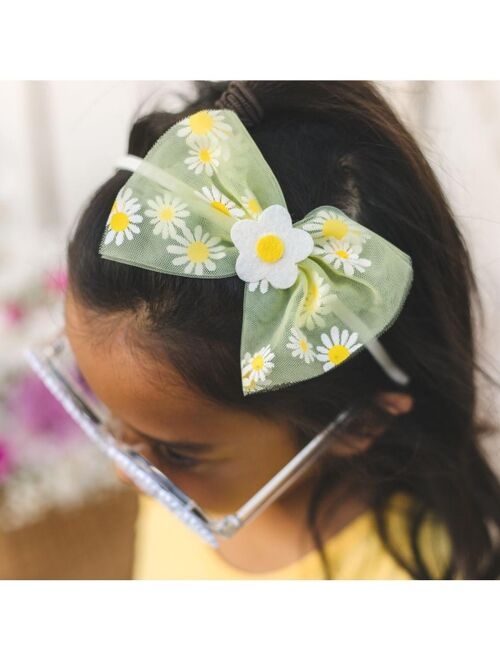 SWEET WINK Child Girl's Daisy Bow Hard Headband