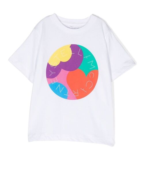 Stella McCartney Kids logo-print cotton T-shirt