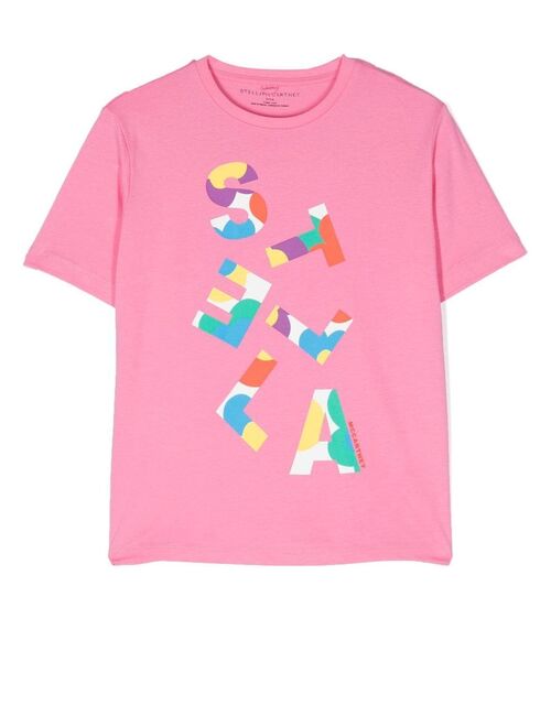 Stella McCartney Kids logo-print T-shirt