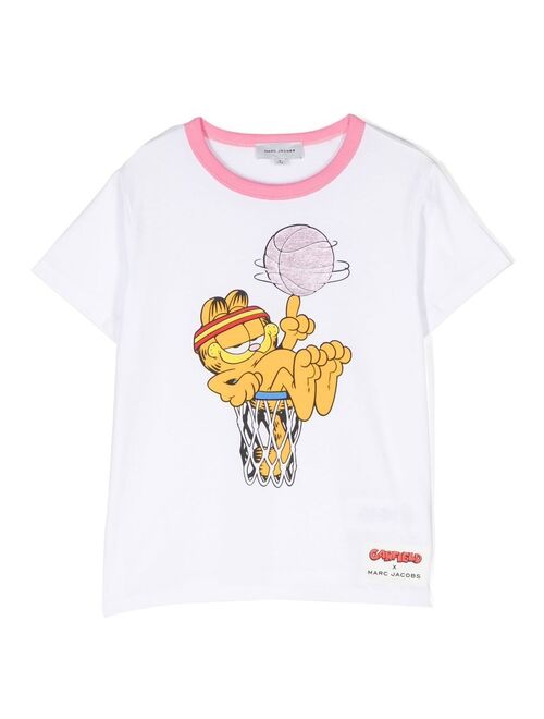 Marc Jacobs Kids x Garfield graphic-print crew-neck T-shirt