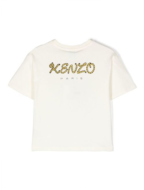 Kenzo Kids logo-print T-shirt