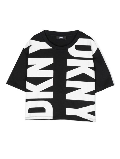 Dkny Kids logo-print short-sleeve T-shirt