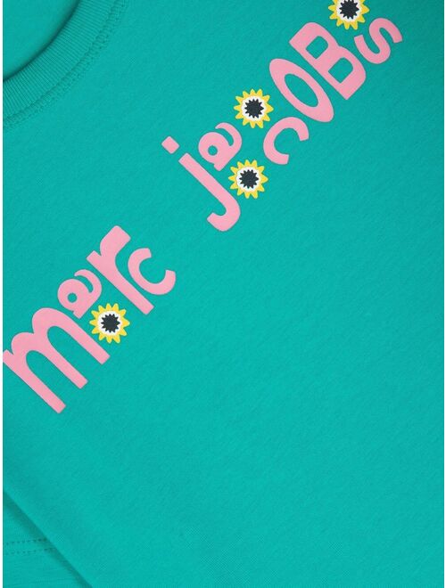 Marc Jacobs Kids logo-print round-neck T-shirt
