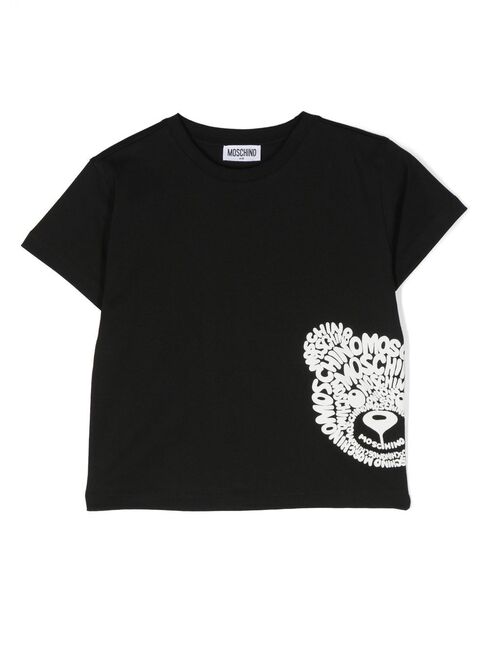 Moschino Kids Teddy Bear cotton T-Shirt