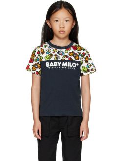 BAPE Kids Navy Baby Milo Mixed Fruit T-Shirt